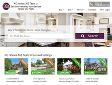 Tablet Screenshot of kchomes365.com